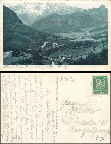 Tal von Unken, Mellek Loferer-Steinberge o 17.6.1925