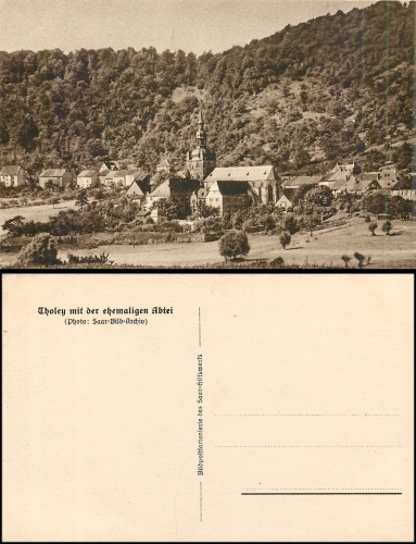 Tholey ehemaligen Abtei  *ca. 1935