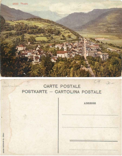 Thusis Schweiz * ca. 1910