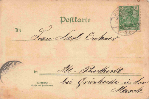 Tiergarten Berlin, Kroll’sche Etablissement, artist postcard, circa 1904