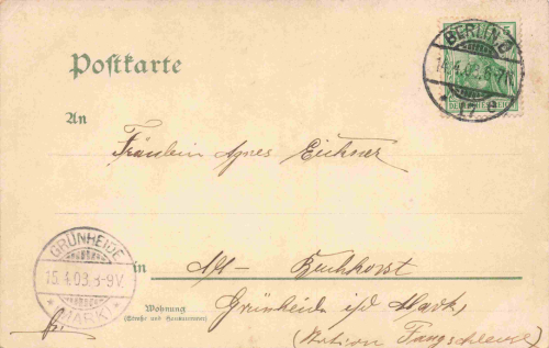 Tiergarten Berlin Zoologischer Garten Elefantenhaus alte Ansichtskarte o 1903