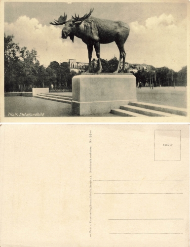 Tilsit Memel Elchstandbild Ostpreussen Sowetsk * um 1940