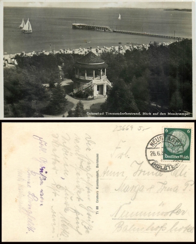 Timmendorferstrand Musiktempel o 26.6.34