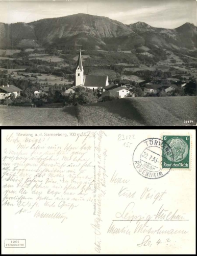 83122 Torwang Samerberg  o 22.7.1936