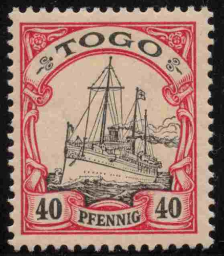 Togo Deutsche Post Michel 13 ** postfrisch Kaiseryacht