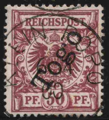 Togo Deutsche Post Michel 6 o gestempelt Krone Adler