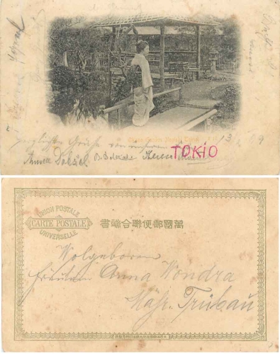 Tokio Okano Garden Negishi  gebr. ca. 1900