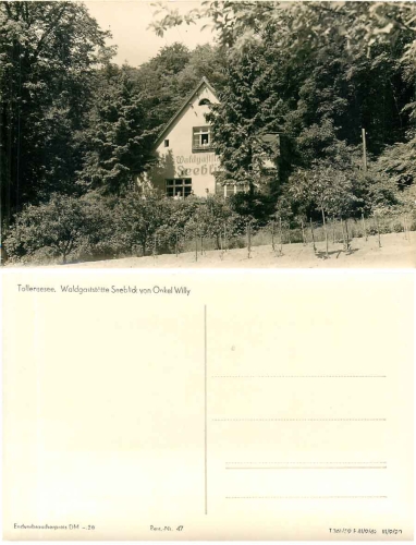 17033 Tollensesee Restaurant Seeblick Onkel Willy *1959