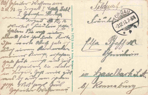 Torgau Sachsen Stadtkirche o 1916