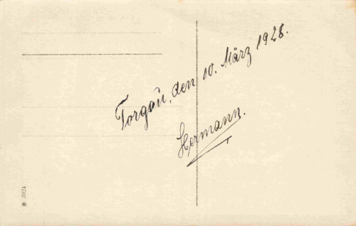 Torgau Elbe Market Garden/Greenhouse Real Photo Postcard 1928