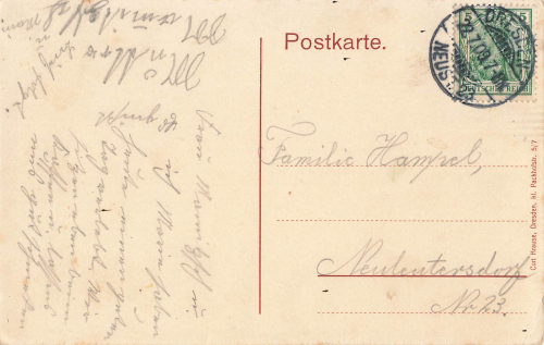 Trachenberge Dresden Gasthof Wilder Mann o 1909