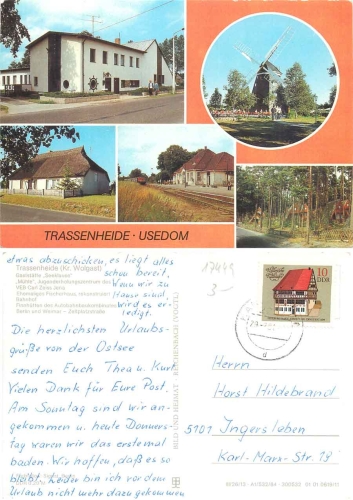 17449 Trassenheide Windmill station o 29.7.1981