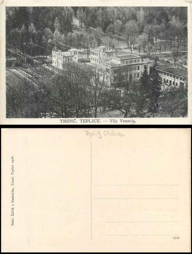 Trenčianske Teplice Vily Venecia *1928