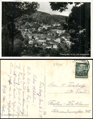 Triberg o 6.7.1938