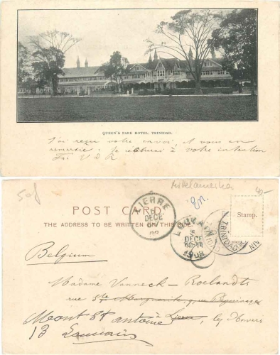 Trinidad Queens Park Hotel o 5.12.1903