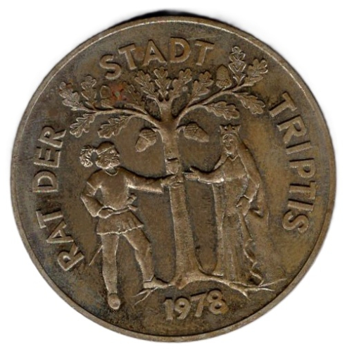 Triptis 650th Anniversary 1978 Medal