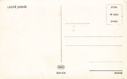 Lazne Jesenik Mähren Freiwaldau * um 1950