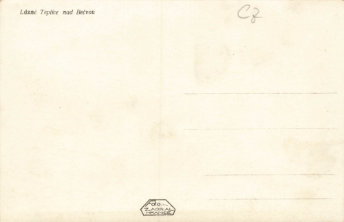 Lazne Teplice nad Becvou Moravia * around 1930