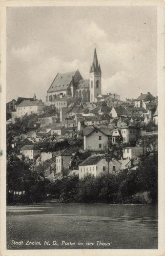 Znaim Mähren Znojmo Feldpost 1941