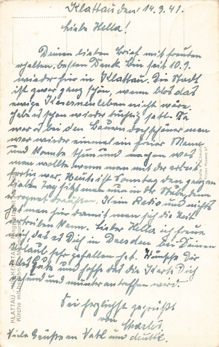 Klattau Ringplatz Böhmen Klatovy gebraucht 1941