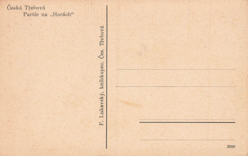 Ceska Trebova Böhmisch Trübau * um 1930