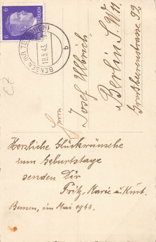 Bensen Böhmen Benešov nad Ploučnicí o 1943