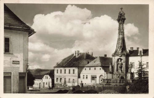 Tepla Morovy sloup Böhmen Tepl * um 1950