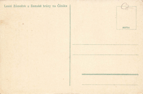 Lesni Zamecek Böhmen  * um 1930