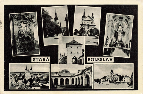 Stara Boleslav Böhmen Altbunzlau Feldpost 2.WK Inf. Pz. Jäg. Ers. Kp 24 1942