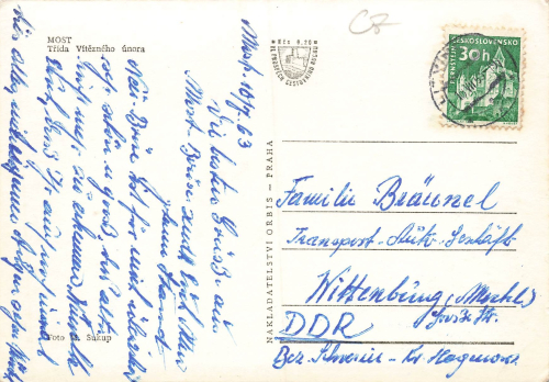 Most Böhmen Brüx o 1963