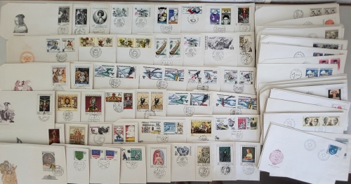 Czechoslovakia Ceskoslovensko 107 first day covers FDC special cancellation around 1970