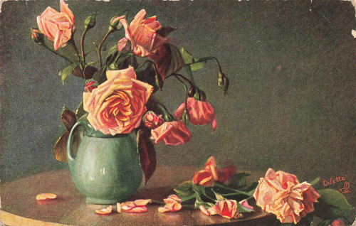 Rosen No 397 B. Künstlerkarte Tucks Oilette * um 1910