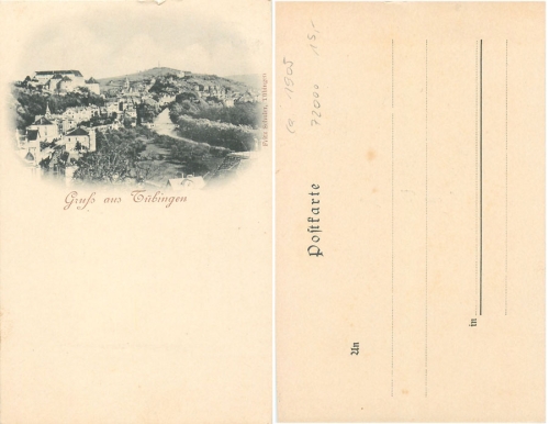 Tübingen greetings from * around 1900