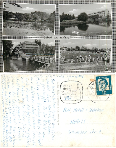Uelzen Schwimmbad o ca. 1960