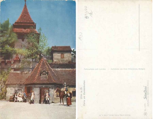 Ulm Donau Zundeltoerchen *ca. 1930