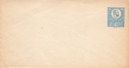 Hungary 10 kr Franz-Josef postal stationery envelope 1868*