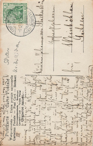 Unruhstadt Kreis Bomst Schloss Karge Kargowa o 1909