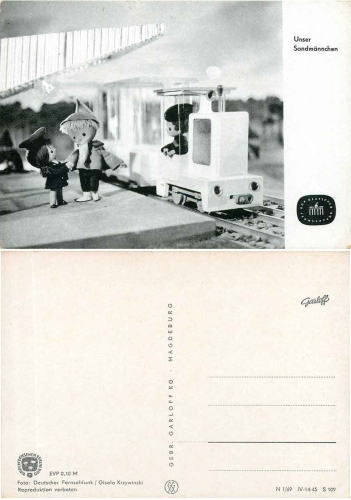 Our sandman at the train station S109 GDR children's television *1969