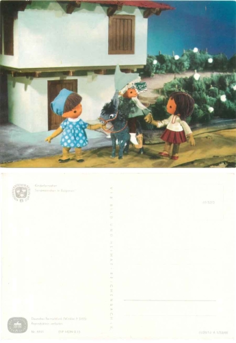 Our sandman with donkey 5395 GDR children's television *1966