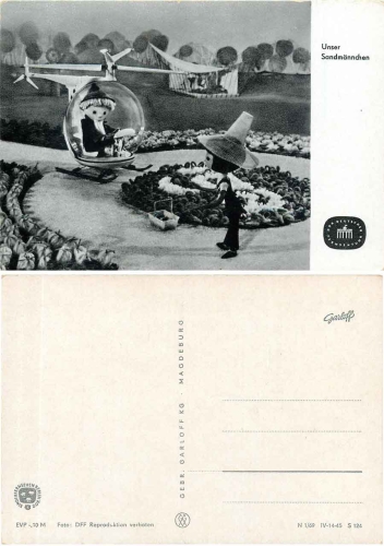 Unser Sandmännchen mit Hubschrauber S124 DDR Kinderfernsehen *1969
