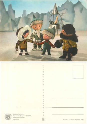 Unser Sandmännchen mit Rakete 6242 DDR Kinderfernsehen *1970