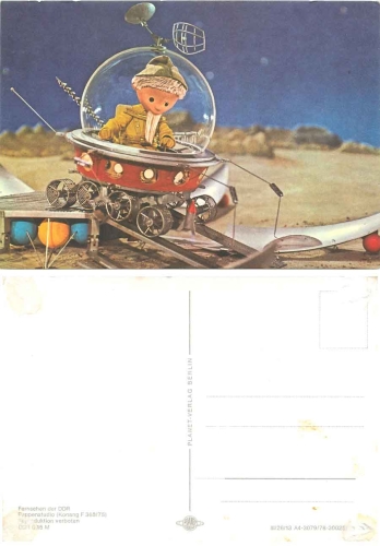 Our sandman with space vehicle DDR children's television *1978