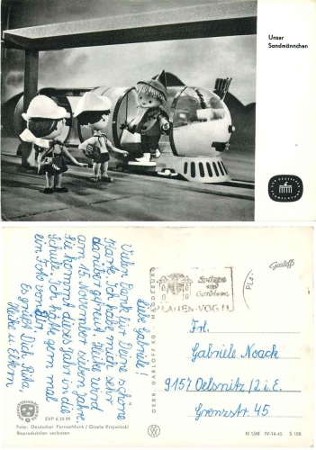 Unser Sandmännchen im Zug S108 DDR Kinderfernsehen *1968