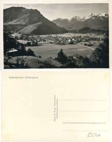 83246 Unterwössen Chiemgau * ca. 1930