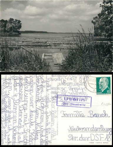 17237 Userin about Neustrelitz country postmark at the Useriner mill o 23.8.1962 Hanich0536