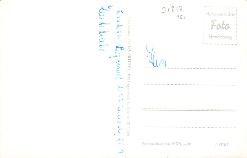 01847 Uttewalde Company holiday camp "Friendship" VEB Sodawerk Bernburg * 1967