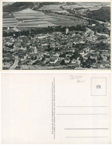 Vacha Rhön Fliegeraufnahme *ca.1940