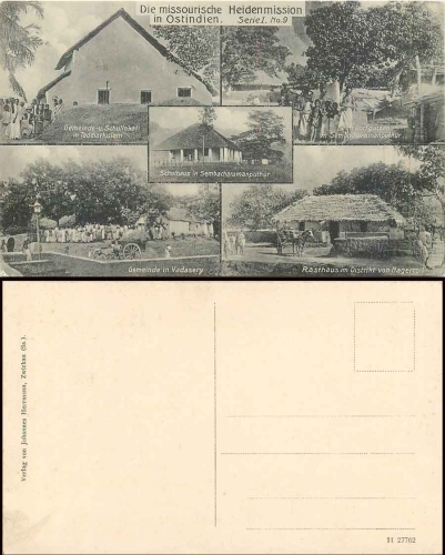 Sembacharamanputhur Nagercoil Vadasery Heidenmission East India * around 1910