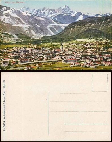 Villach mit Manhart ca. 1924