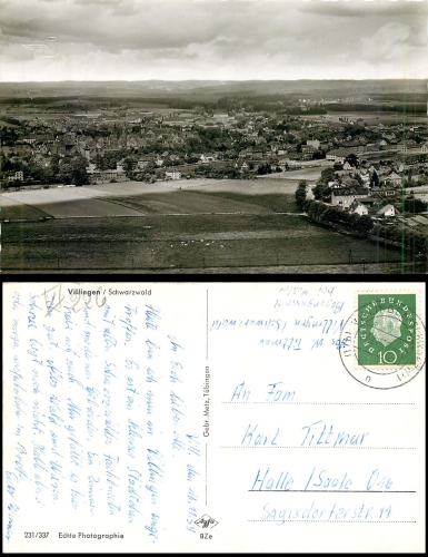 Villingen Schwarzwald o 16.11.1959